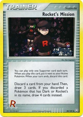 Rocket's Mission (88/109) (Stamped) [EX: Team Rocket Returns] | Black Swamp Games