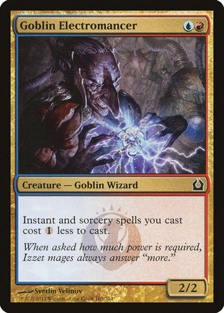 Goblin Electromancer [Return to Ravnica] | Black Swamp Games