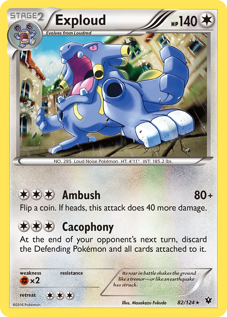 Exploud (82/124) [XY: Fates Collide] | Black Swamp Games