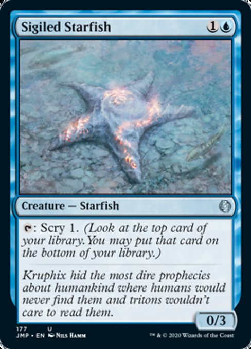 Sigiled Starfish [Jumpstart] | Black Swamp Games