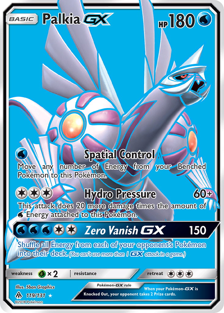 Palkia GX (119/131) [Sun & Moon: Forbidden Light] | Black Swamp Games