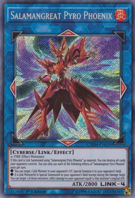 Salamangreat Pyro Phoenix [CHIM-EN039] Secret Rare | Black Swamp Games