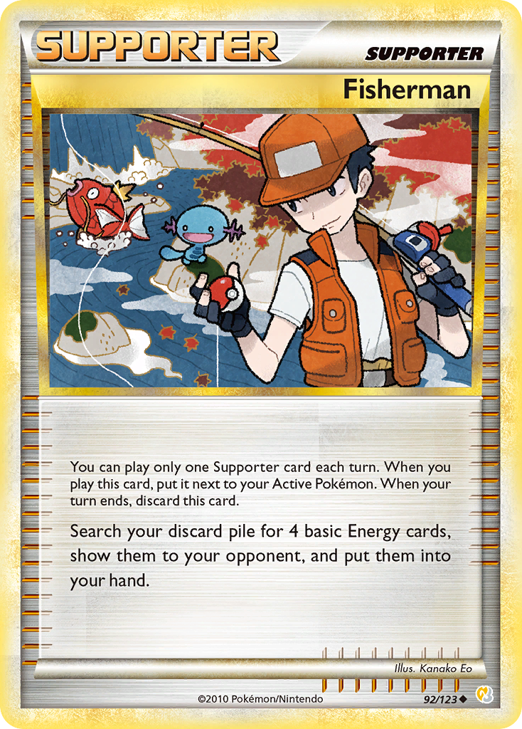 Fisherman (92/123) [HeartGold & SoulSilver: Base Set] | Black Swamp Games