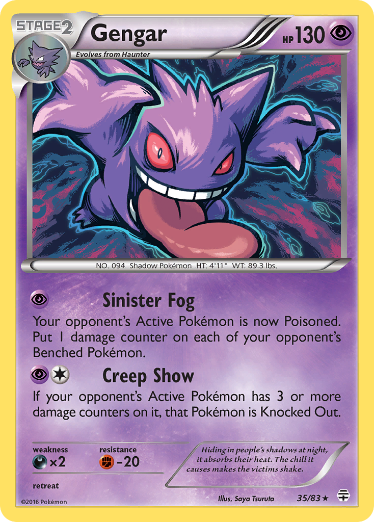 Gengar (35/83) [XY: Generations] | Black Swamp Games