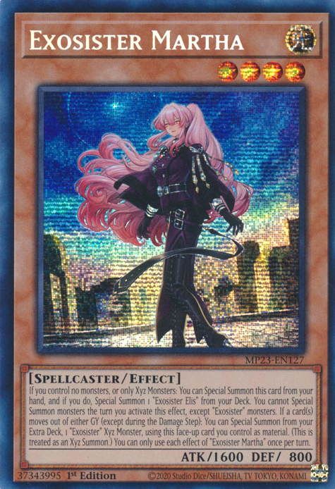 Exosister Martha [MP23-EN127] Prismatic Secret Rare | Black Swamp Games