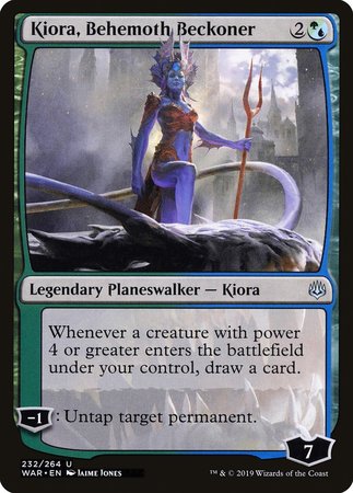 Kiora, Behemoth Beckoner [War of the Spark] | Black Swamp Games