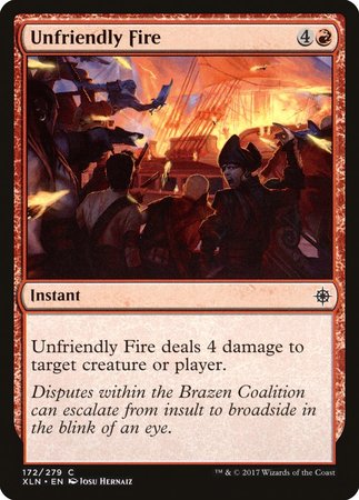 Unfriendly Fire [Ixalan] | Black Swamp Games