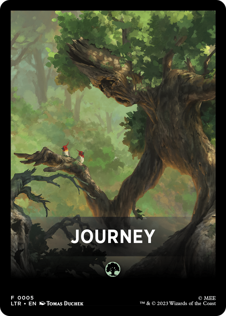 Journey Theme Card [The Lord of the Rings: Tales of Middle-Earth Tokens] | Black Swamp Games