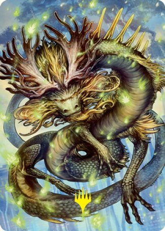 Kura, the Boundless Sky Art Card (Gold-Stamped Signature) [Kamigawa: Neon Dynasty Art Series] | Black Swamp Games