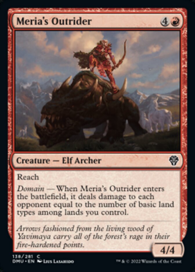 Meria's Outrider [Dominaria United] | Black Swamp Games