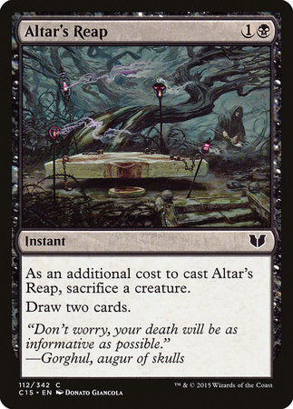 Altar's Reap [Commander 2015] | Black Swamp Games