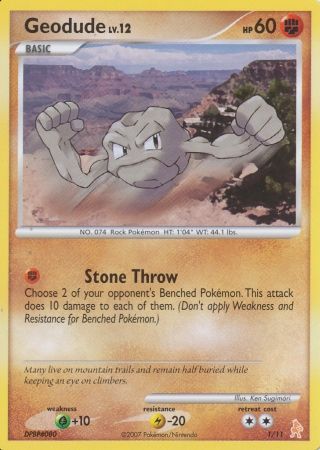 Geodude (1/11) [Diamond & Pearl: Trainer Kit - Lucario] | Black Swamp Games