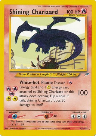 Shining Charizard (107/105) [Neo Destiny Unlimited] | Black Swamp Games
