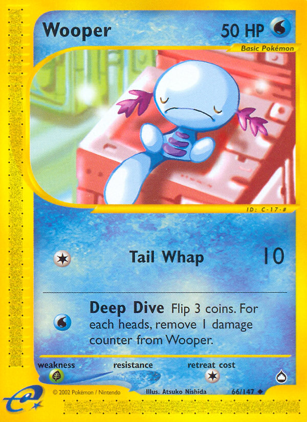 Wooper (66/147) [Aquapolis] | Black Swamp Games