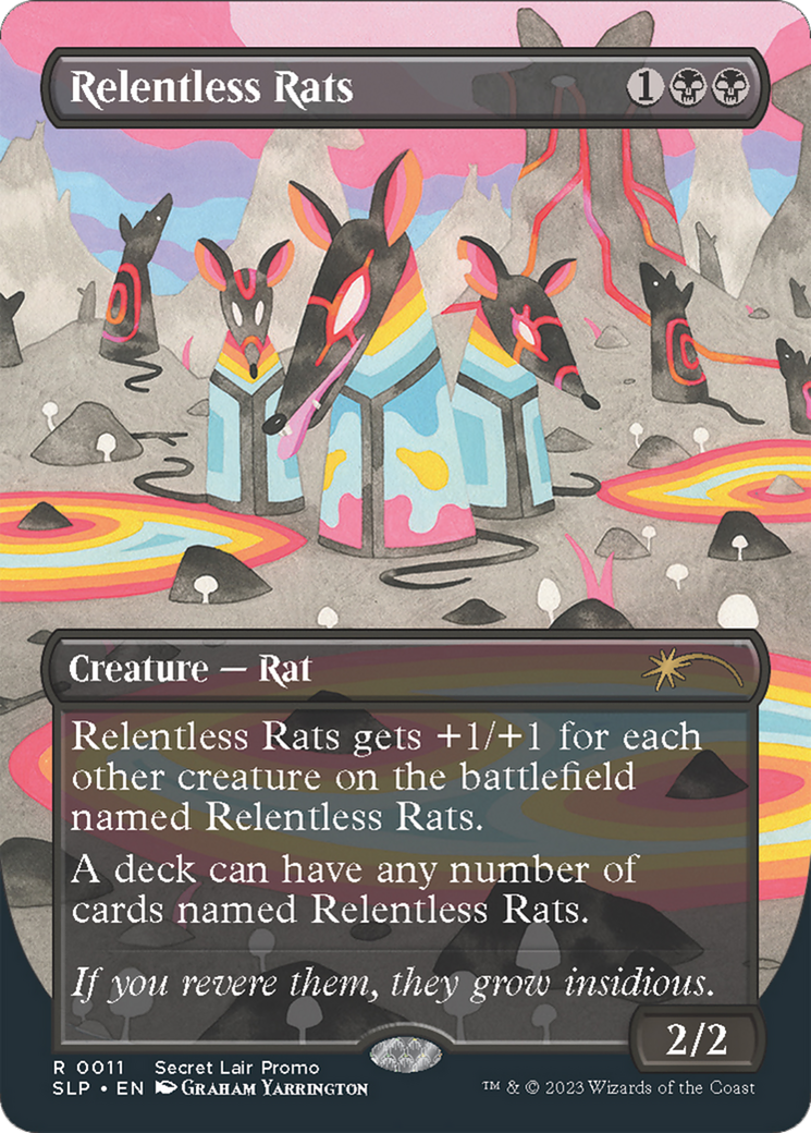 Relentless Rats (0011) [Secret Lair Showdown] | Black Swamp Games