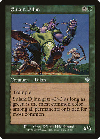 Sulam Djinn [Invasion] | Black Swamp Games