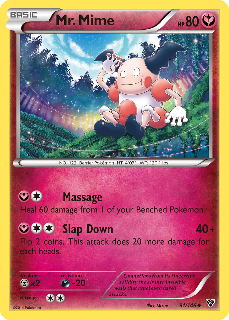 Mr. Mime (91/146) [XY: Base Set] | Black Swamp Games