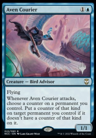 Aven Courier (Promo Pack) [Streets of New Capenna Commander Promos] | Black Swamp Games