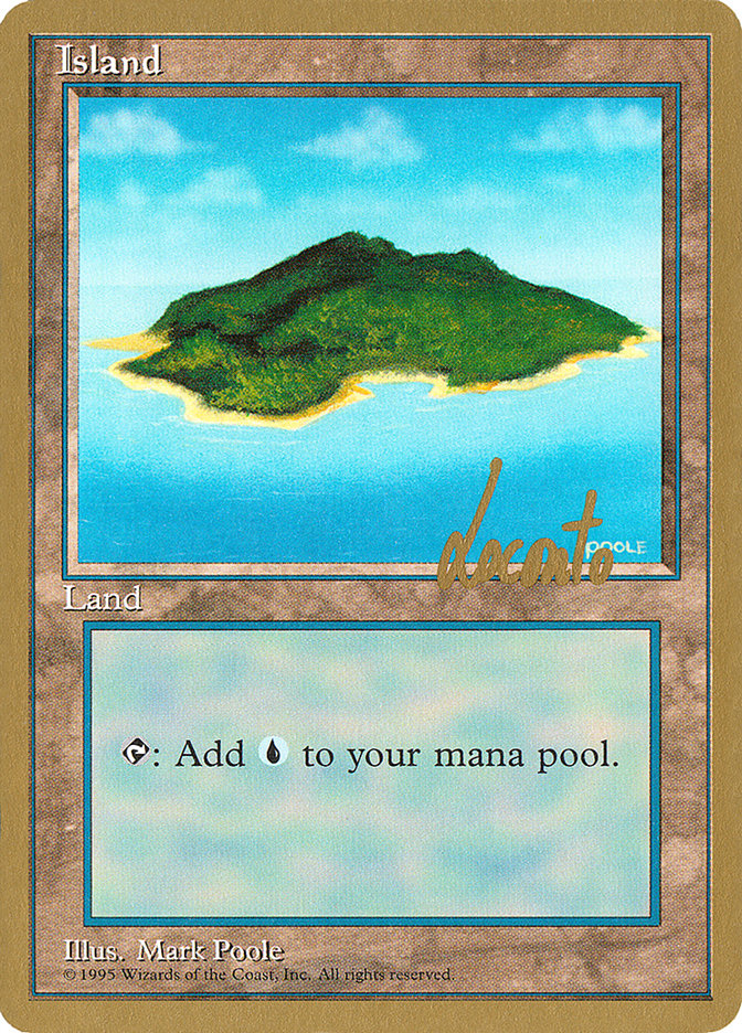 Island (ml367) (Michael Loconto) [Pro Tour Collector Set] | Black Swamp Games