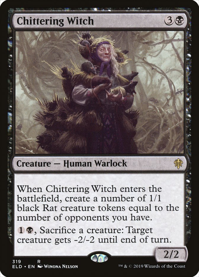 Chittering Witch [Throne of Eldraine] | Black Swamp Games