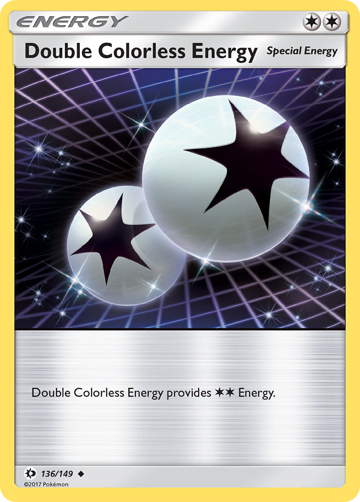 Double Colorless Energy (136/149) [Sun & Moon: Base Set] | Black Swamp Games