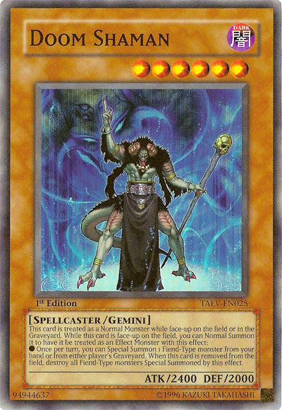Doom Shaman [TAEV-EN025] Super Rare | Black Swamp Games