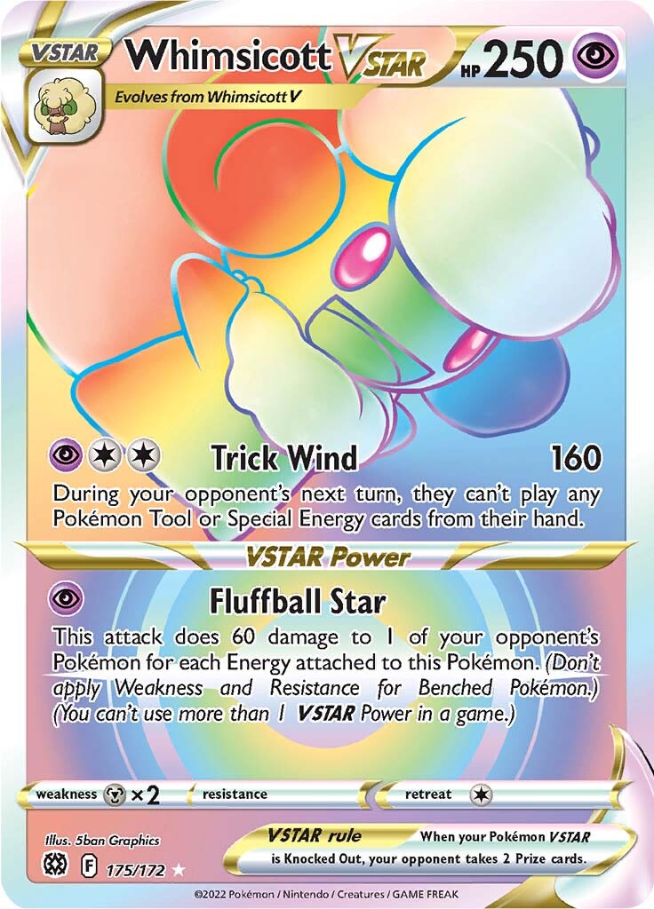 Whimsicott VSTAR (175/172) [Sword & Shield: Brilliant Stars] | Black Swamp Games