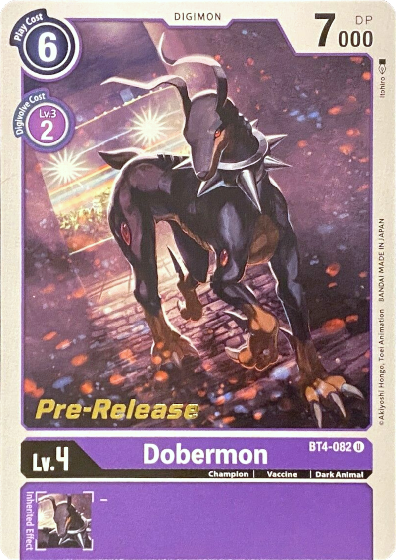 Dobermon [BT4-082] [Great Legend Pre-Release Promos] | Black Swamp Games