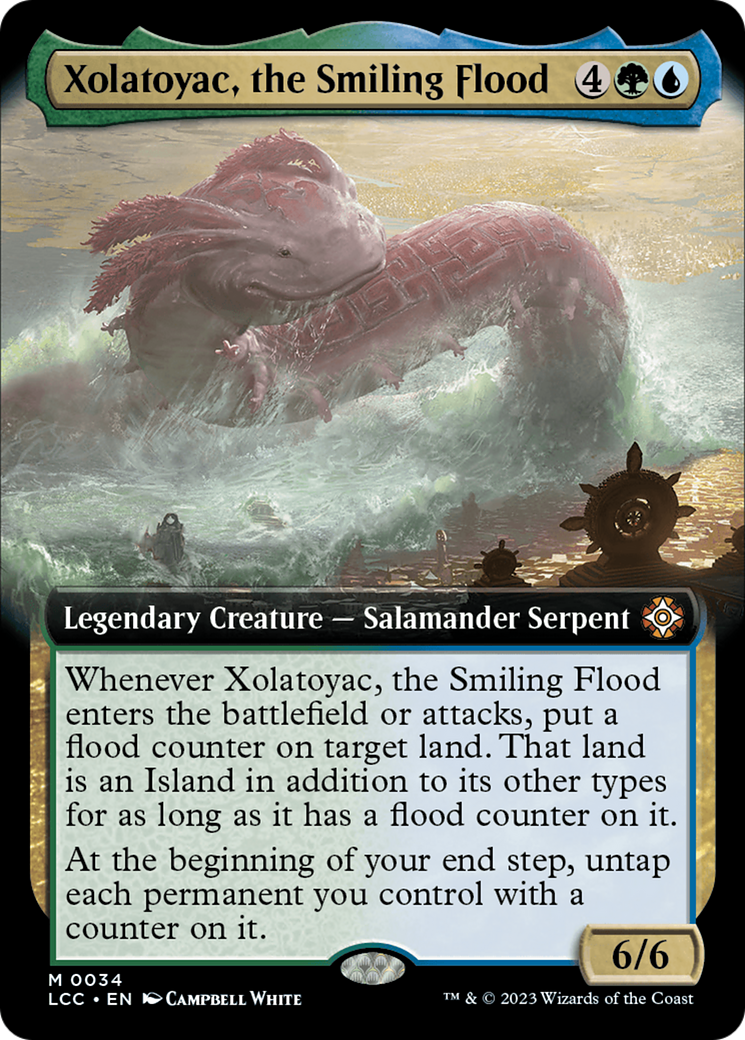 Xolatoyac, the Smiling Flood (Extended Art) [The Lost Caverns of Ixalan Commander] | Black Swamp Games