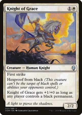 Knight of Grace [Dominaria] | Black Swamp Games