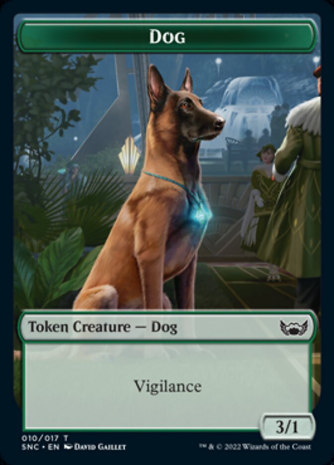 Dog Token [Streets of New Capenna Tokens] | Black Swamp Games