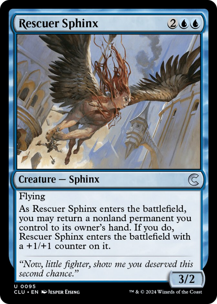 Rescuer Sphinx [Ravnica: Clue Edition] | Black Swamp Games