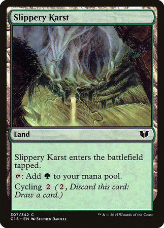 Slippery Karst [Commander 2015] | Black Swamp Games