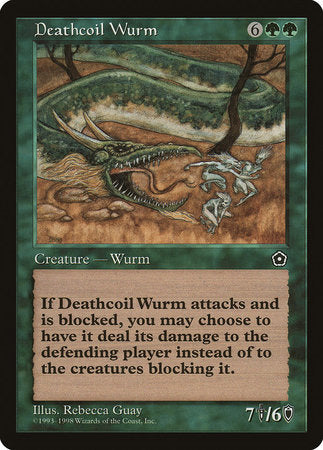 Deathcoil Wurm [Portal Second Age] | Black Swamp Games