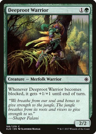 Deeproot Warrior [Ixalan] | Black Swamp Games