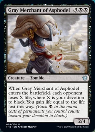 Gray Merchant of Asphodel [Theros Beyond Death] | Black Swamp Games