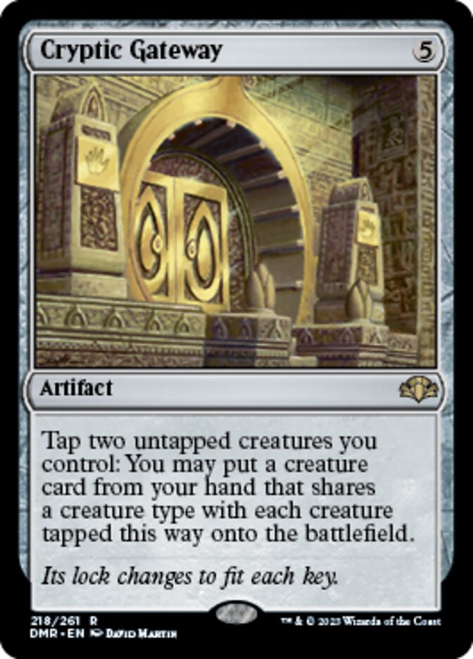 Cryptic Gateway [Dominaria Remastered] | Black Swamp Games