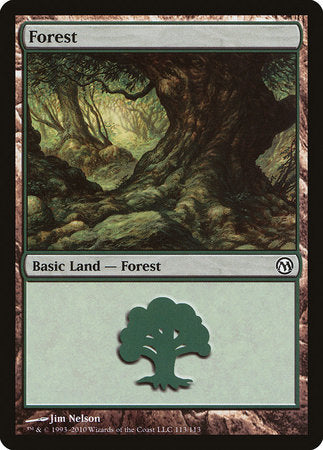 Forest (113) [Duels of the Planeswalkers] | Black Swamp Games