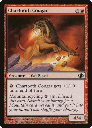 Chartooth Cougar [Duel Decks: Jace vs. Chandra] | Black Swamp Games