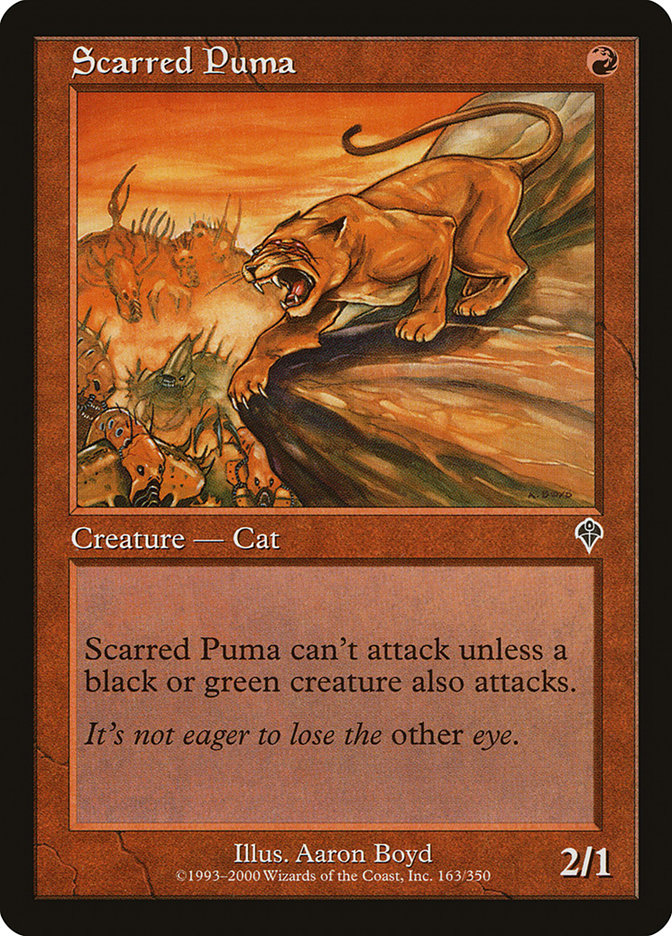 Scarred Puma [Invasion] | Black Swamp Games