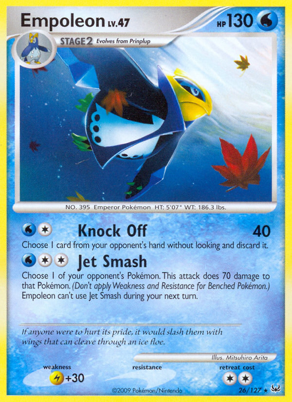 Empoleon (26/127) [Platinum: Base Set] | Black Swamp Games