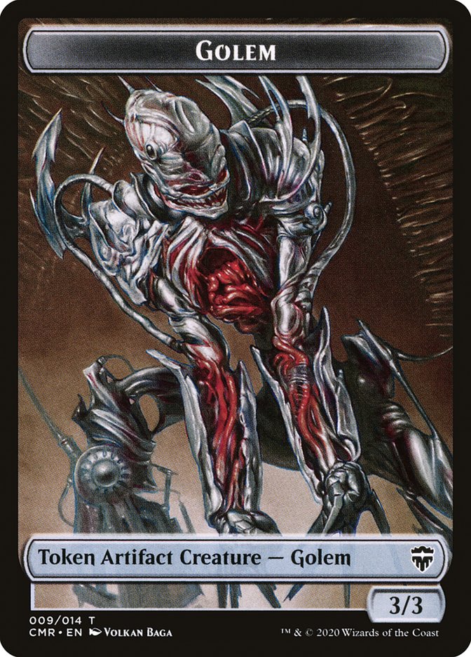 Copy (013) // Golem Token [Commander Legends Tokens] | Black Swamp Games