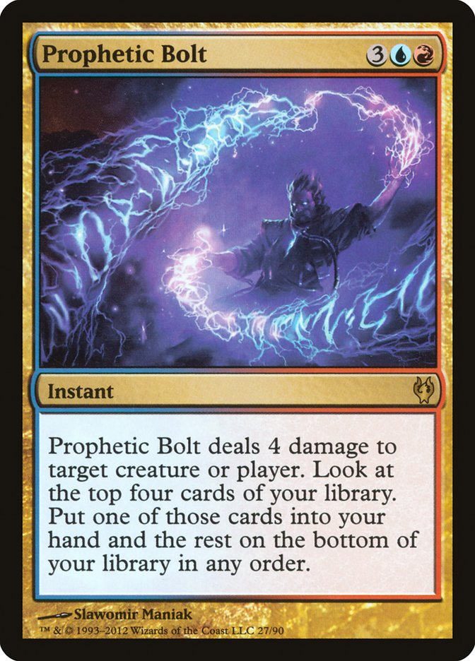 Prophetic Bolt [Duel Decks: Izzet vs. Golgari] | Black Swamp Games