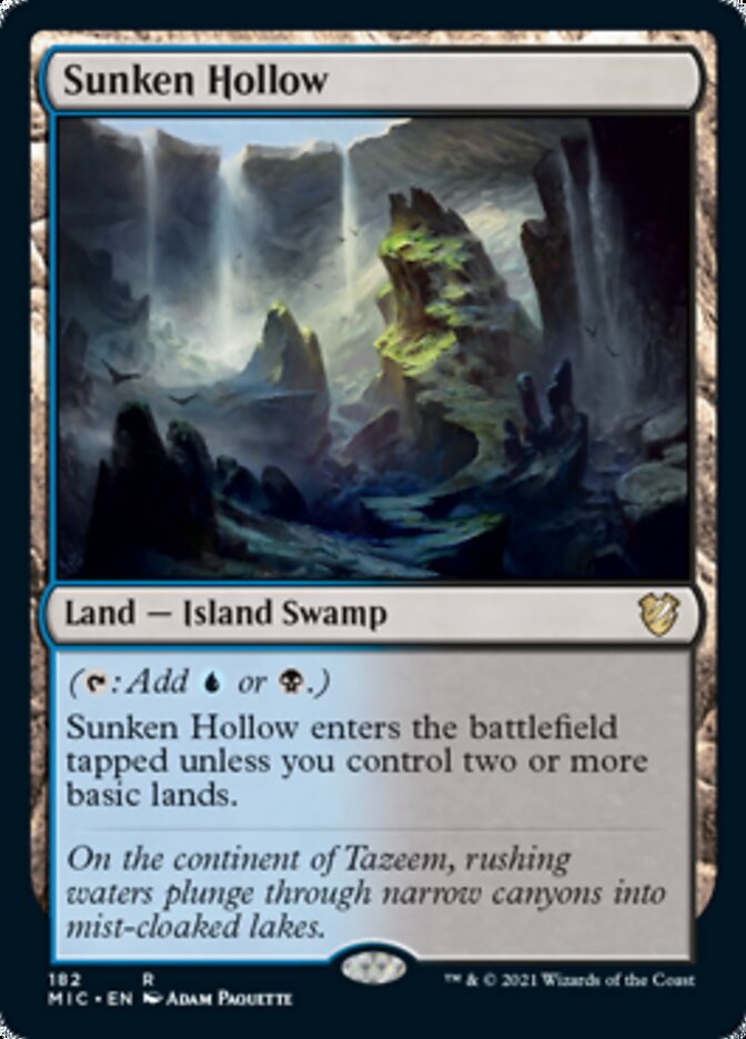 Sunken Hollow [Innistrad: Midnight Hunt Commander] | Black Swamp Games