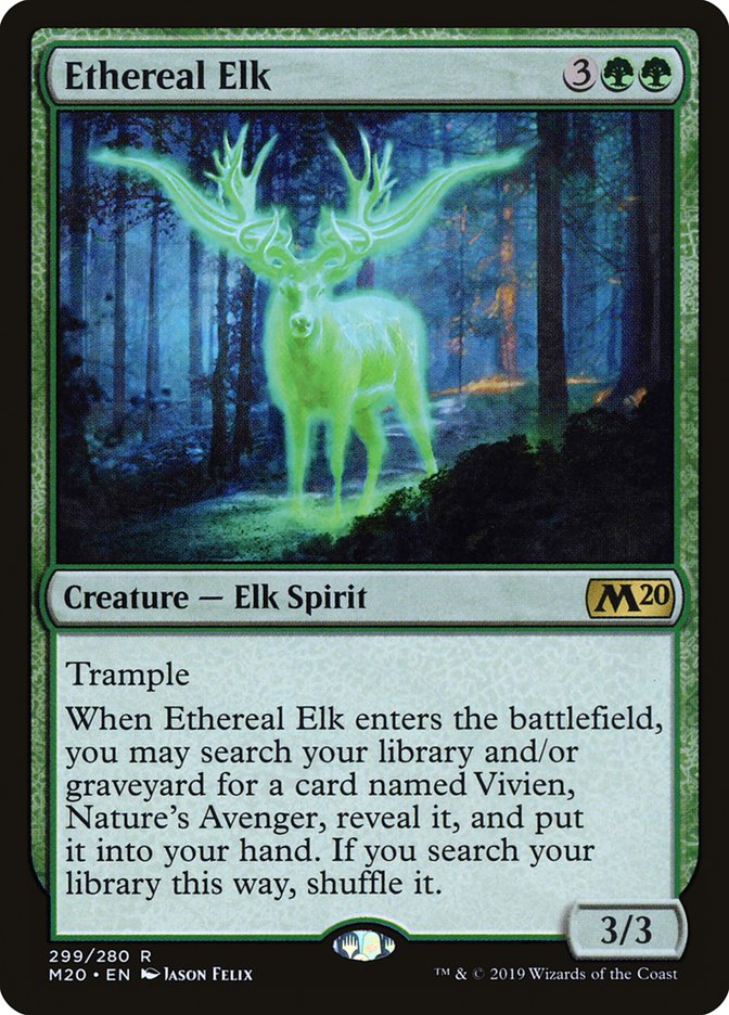Ethereal Elk [Core Set 2020] | Black Swamp Games