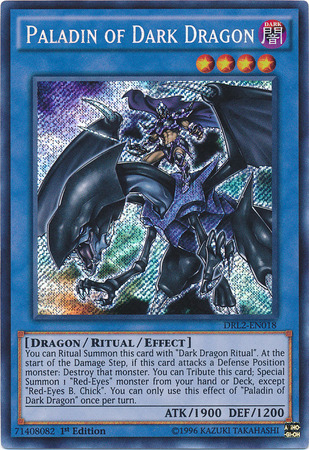 Paladin of Dark Dragon [DRL2-EN018] Secret Rare | Black Swamp Games