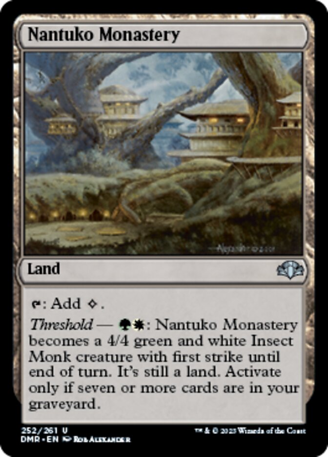 Nantuko Monastery [Dominaria Remastered] | Black Swamp Games