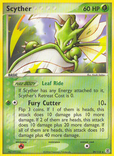 Scyther (29/112) [EX: FireRed & LeafGreen] | Black Swamp Games