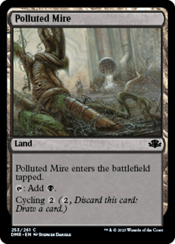 Polluted Mire [Dominaria Remastered] | Black Swamp Games