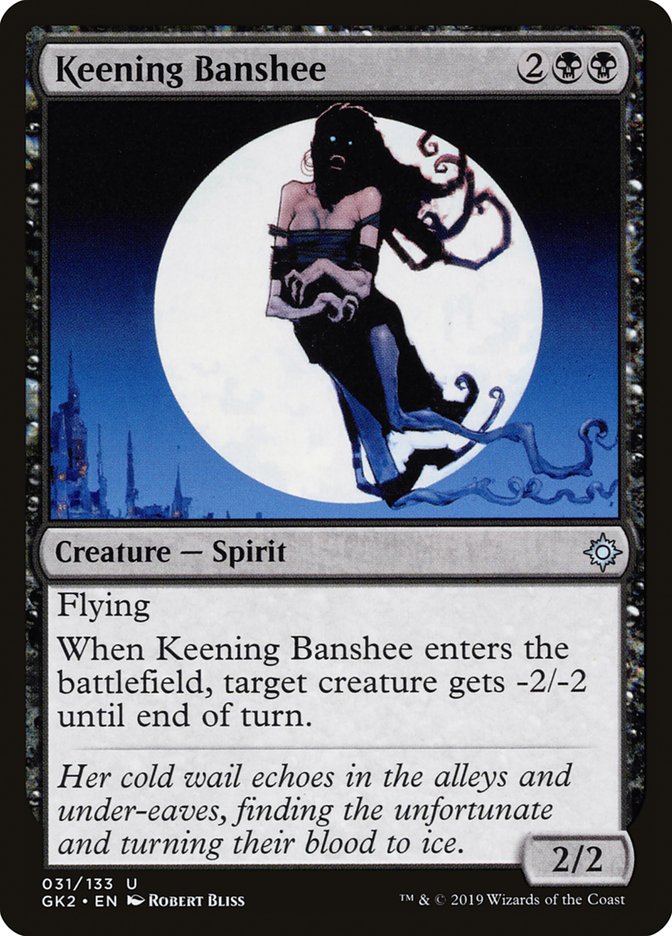 Keening Banshee [Ravnica Allegiance Guild Kit] | Black Swamp Games